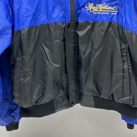 VINTAGE K-PRODUCTS MADE IN USA NEW HOLLAND EST 1895 MENS WINDBREAKER JACKET XXL - Picture 4 of 14